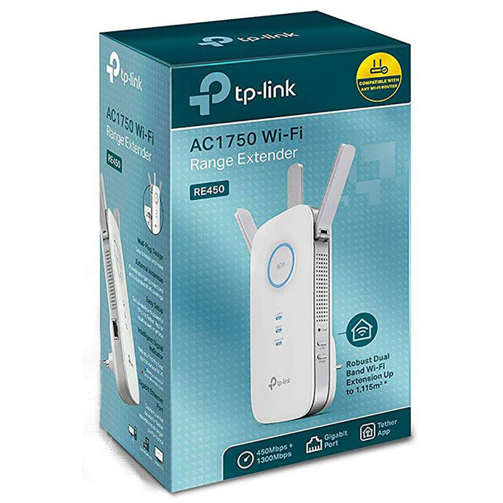 TP-Link AC1750 Wifi Range Extender RE450 (4626203738212) TP-Link AC1750 Wifi Range Extender RE450 (4626203738212)